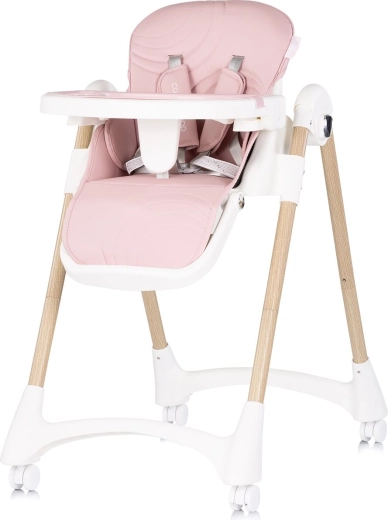 Chipolino højstol Candy Shop powder pink