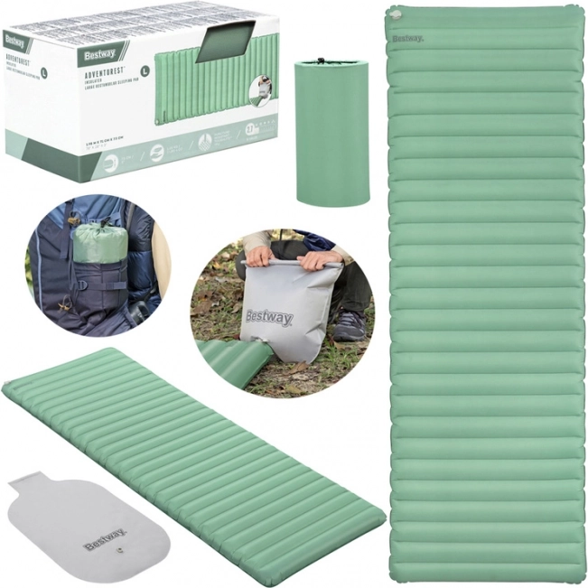Oppustelig liggeunderlag Bestway AdventuRest 198 x 71 cm