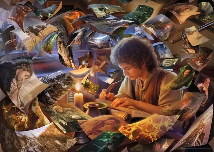 Ravensburger puslespil Eventyret om den modige Frodo 1000 brikker