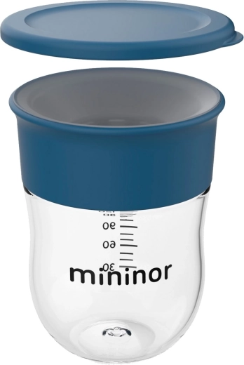 Mininor træningskop 220 ml blue whale - 1 stk.