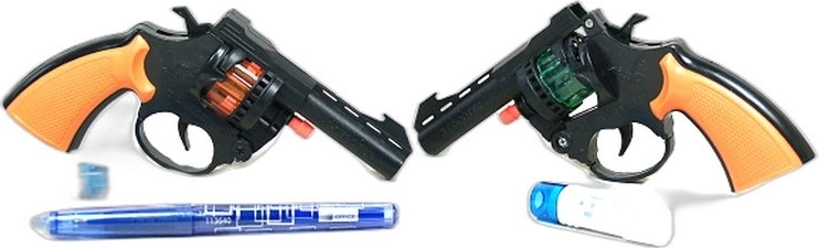 Legetøjsrevolver - 1 stk.