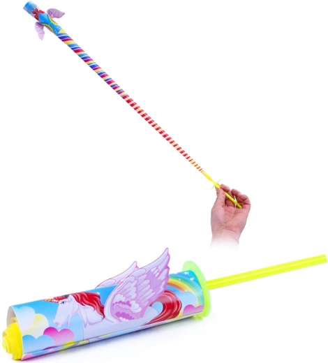 Papir-udtræksjojo med enhjørning 20 cm - 1 stk.