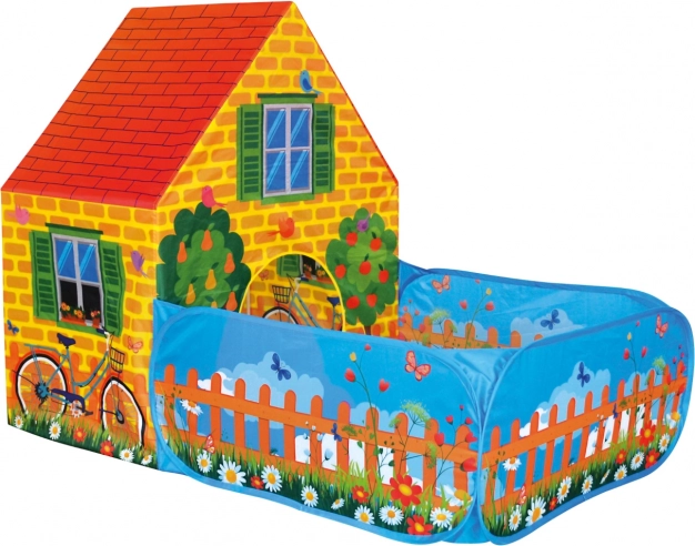 Bino kuppeltelt-hus med have