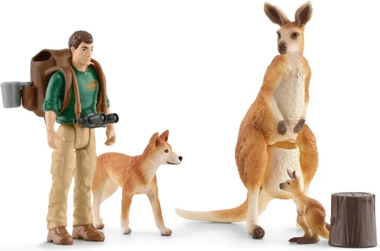 Schleich kængurusæt – eventyr i den australske bush