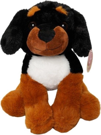 Siddende plyshund