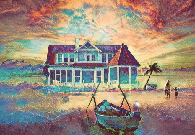 Puzzle ANATOLIAN Palmø-øen 500 brikker