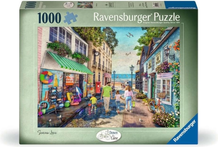 Ravensburger puslespil Down the Lane nr. 3: Kystgyde 1000 brikker