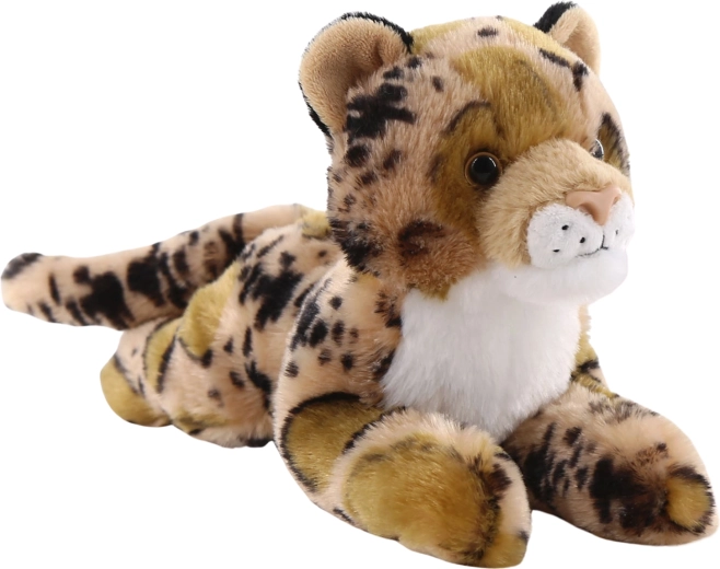 Plysbamse leopard liggende 25 cm