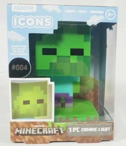 Lysende zombie-figur MINECRAFT