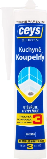 Sanitær silikone CEYS transparent 280 ml