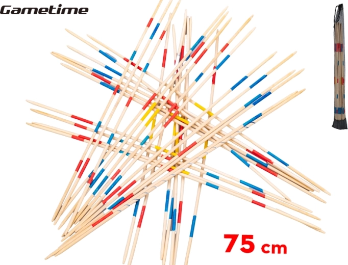 Gametime mega mikado 75 cm – træbaseret familiespil