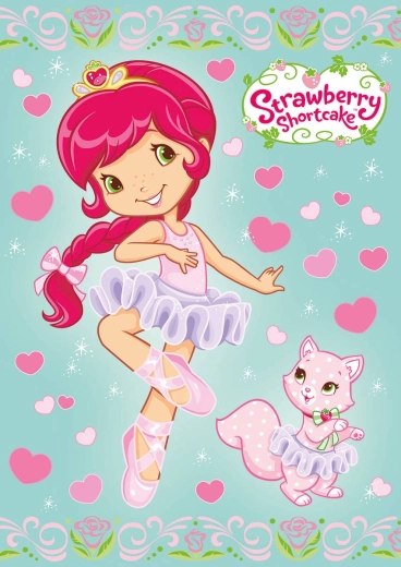 Akim malebog A4 Strawberry Shortcake (Jordbærpigen)