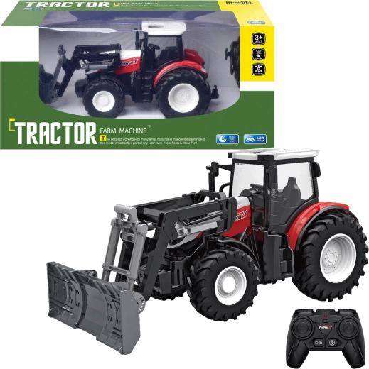RC traktor med skovl 1:24