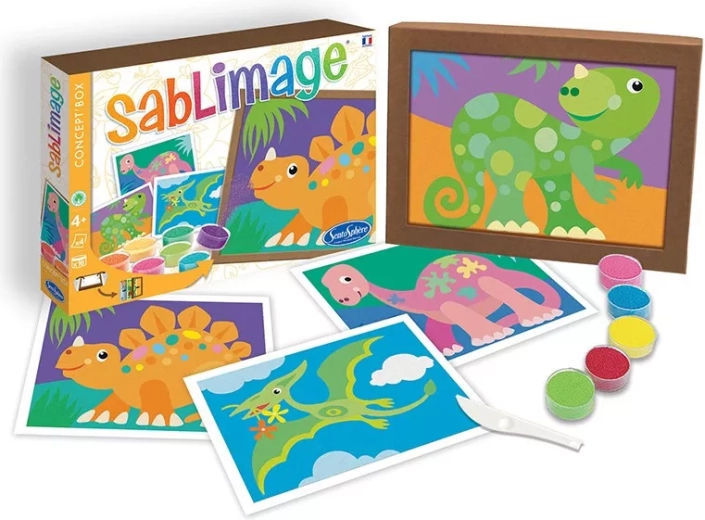 Sentosphere Sablimage sandbilleder dinosaurer