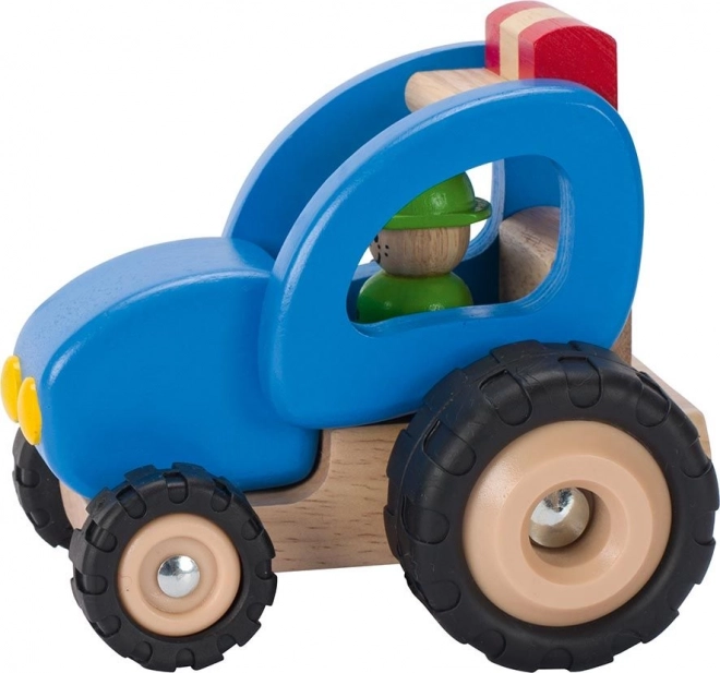 Goki-traktor i træ til børn