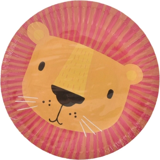 Papirtallerkener Jungle 18 cm (10 stk.)