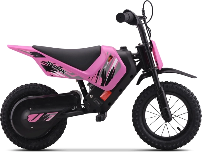 Elektrisk børnemotorcykel SHARK pink