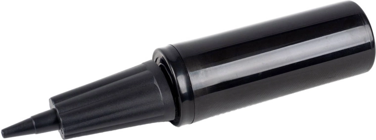 Acra plast håndpumpe, dobbeltvirkende tovejs, sort 24 cm - 1 stk.