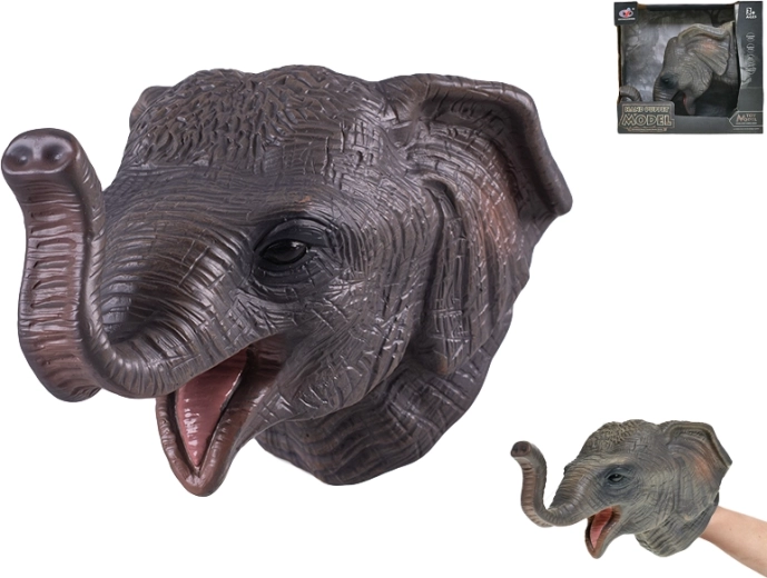 Hånddukke elefant 21 cm