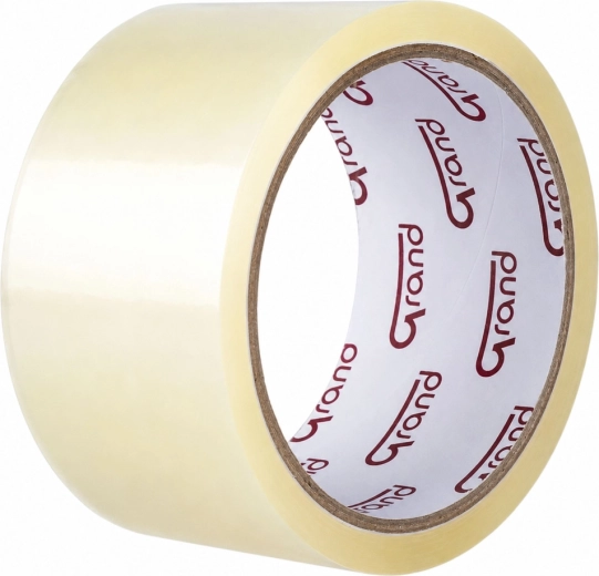 Grand gennemsigtig pakketape BOPP 48 mm x 50 m - 1 stk.