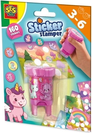 SES stempel med dyreklistermærker