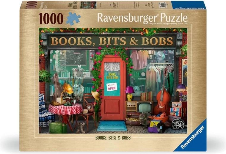 Ravensburger puslespil Bøger, nips og småting 1000 brikker