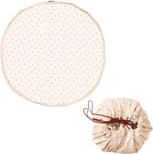 Play&Go Noomad original legetæppe og legetøjspose cherry cherry