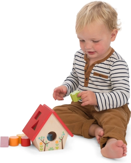 Drejehus til fugle i træ med indsats Le Toy Van