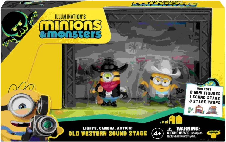 Minions 3 mini-figurer 2-pack (assorteret) - 1 stk.