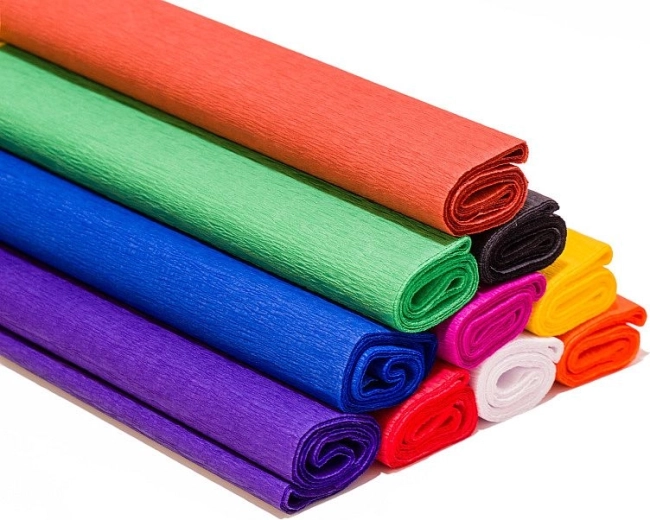 Crepepapir mix farver 0,5 × 2 m