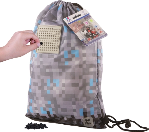 Pixie Crew gymnastikpose Minecraft grå-blå