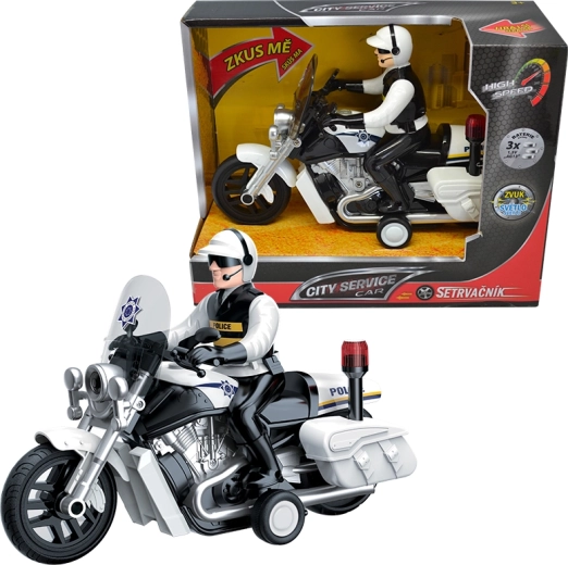 Politimotorcykel 1:16 CITY SERVICE CAR