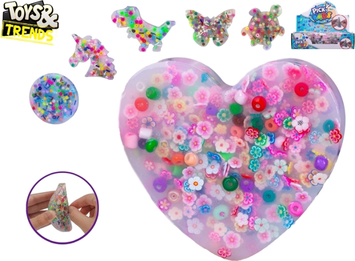 Klistrede gel-legetøj Picky Pads 8 cm