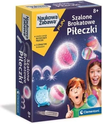 Clementoni mini laboratorium – skøre glitrende hoppebolde (CZ)