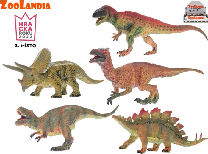 Zoolandia dinosaur – realistisk figur 20–25 cm