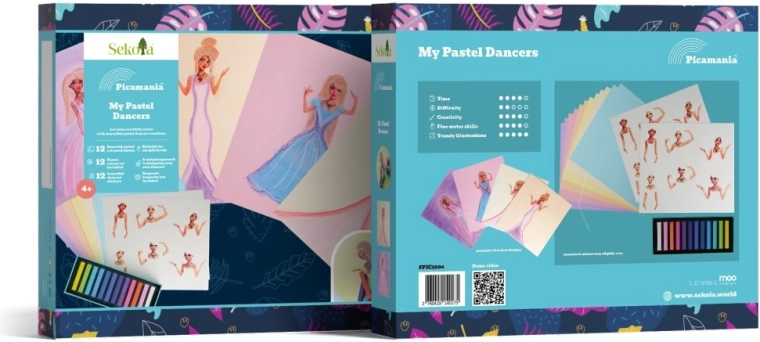 Sekoia Picamania pastel-danserinder – kreativt sæt