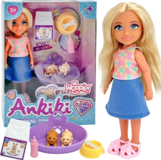 WOOPIE Royal Ankiki-dukke med hvalpe og tilbehør