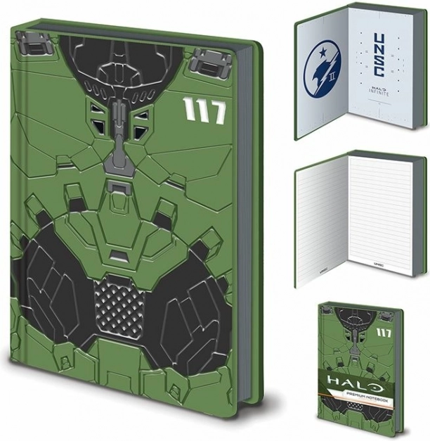 Premium linjeret notesbog A5 HALO