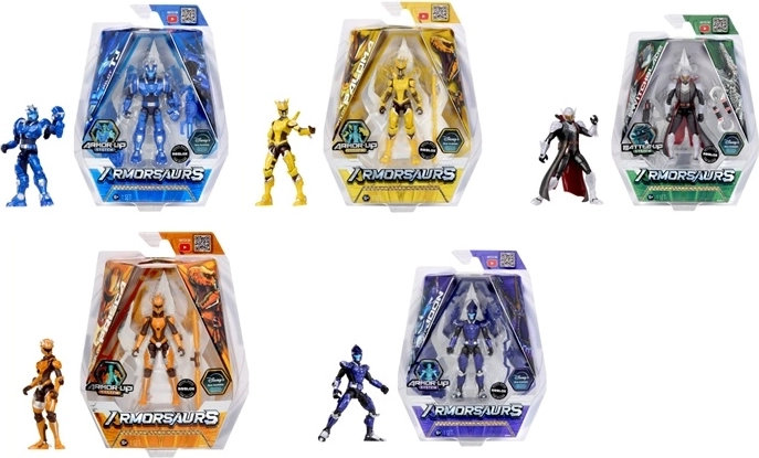 Actionfigur MGA Armorsaurs 9,5 cm assorteret – 1 stk.