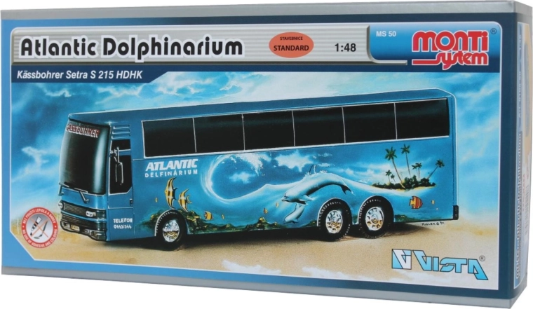 Byggesæt til Setra Atlantic Dolphinarium-bus Monti System 50