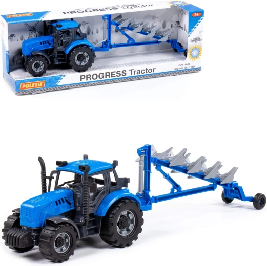 Børnetraktor Progress med plov