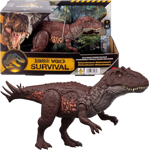Interaktiv dinosaur Jurassic World Metriacanthosaurus med lyd og lys Mattel