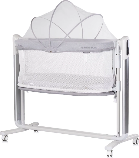 Chipolino Ultima elektrisk bedside-seng 3i1 grå