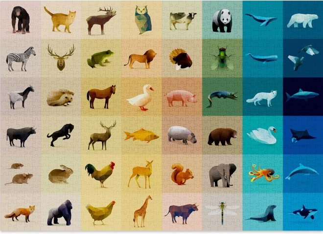 Puslespil CLOUDBERRIES Fauna 1000 brikker