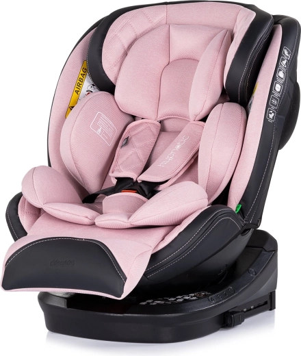 Autostol CHIPOLINO Hypnotic i-Size 40–150 cm, ISOFIX, 360° roterbar, Pink Marshmallow