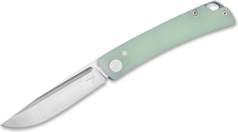 Böker Plus Celos Jade lommekniv 6,7 cm, lysegrøn G10