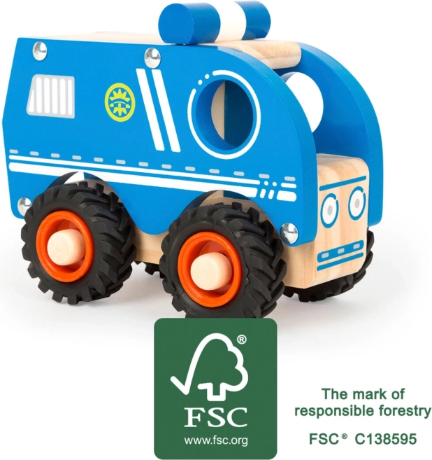 Small Foot træpolitibil