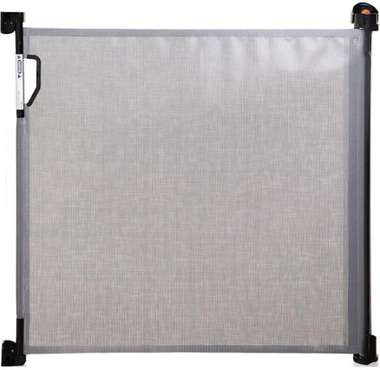 Indtrækkelig sikkerhedsgrind DREAMBABY 0–140 cm, grå