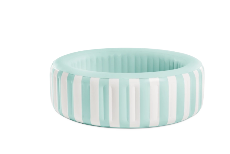 Oppustelig børnepool Coastal Luxe stribet