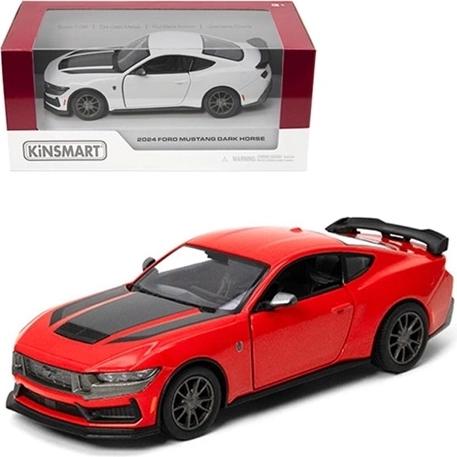 Kinsmart Ford Mustang Dark Horse 2024 metalmodel i målestok 1:38 - 1 stk.